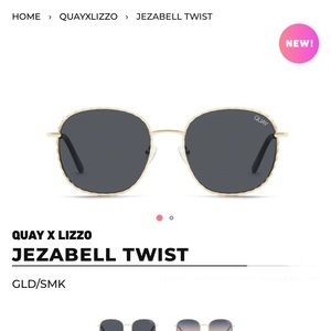 NWT Lizzo x Quay jezabell twist sunglasses